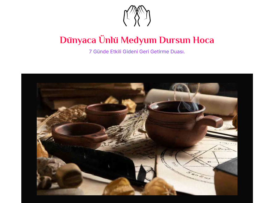 Munchen Duacı Medyum Dursun Hoca Şikayet ve Yorum